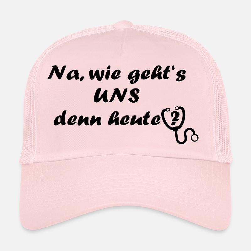 arzt doktor krankenhaus stetoskop - Trucker Cap - Hellrosa
