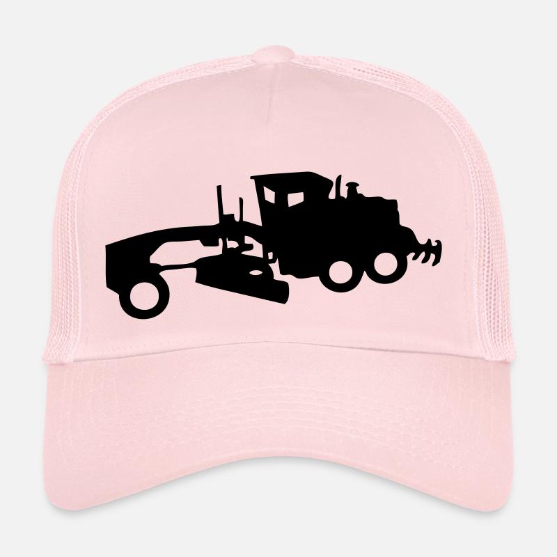 niveleuse grader grading lame bull Casquette trucker 