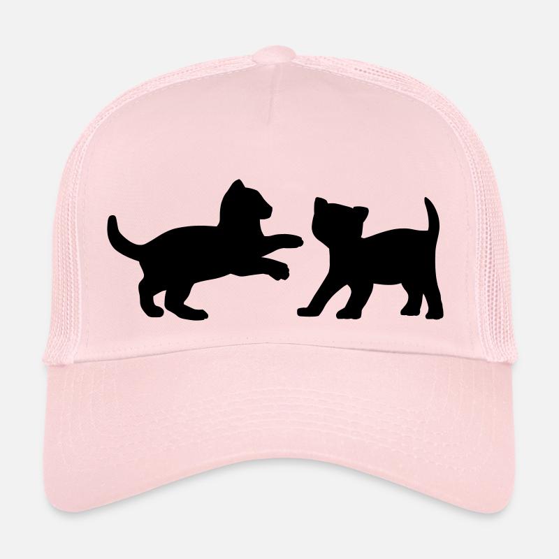 Zwei Kätzchen, die - Trucker Cap - Hellrosa