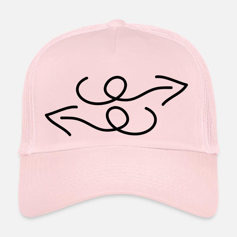 pfeile - Trucker Cap - Hellrosa