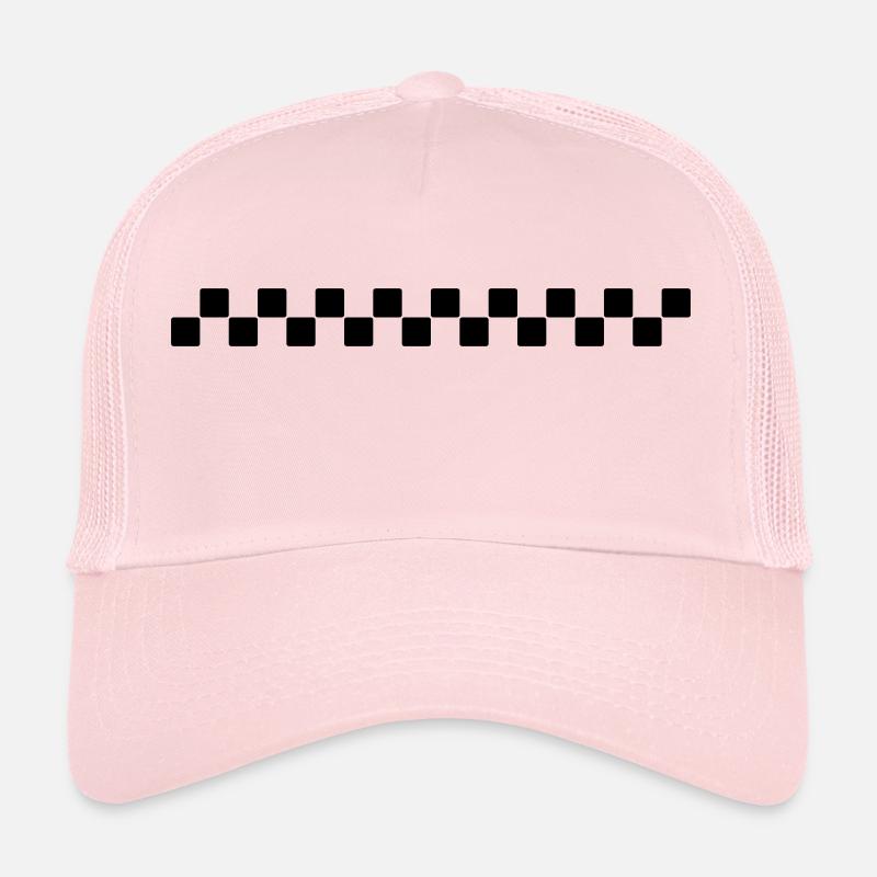 contrôles de ska 1 - Casquette trucker  - rose pâle