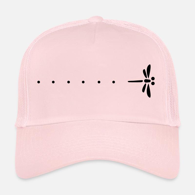 Passage de libllule et étonnement Casquette trucker 