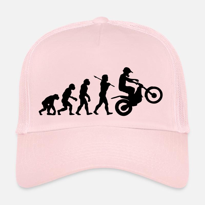 trials bike evolution 01 - Trucker Cap - pale pink