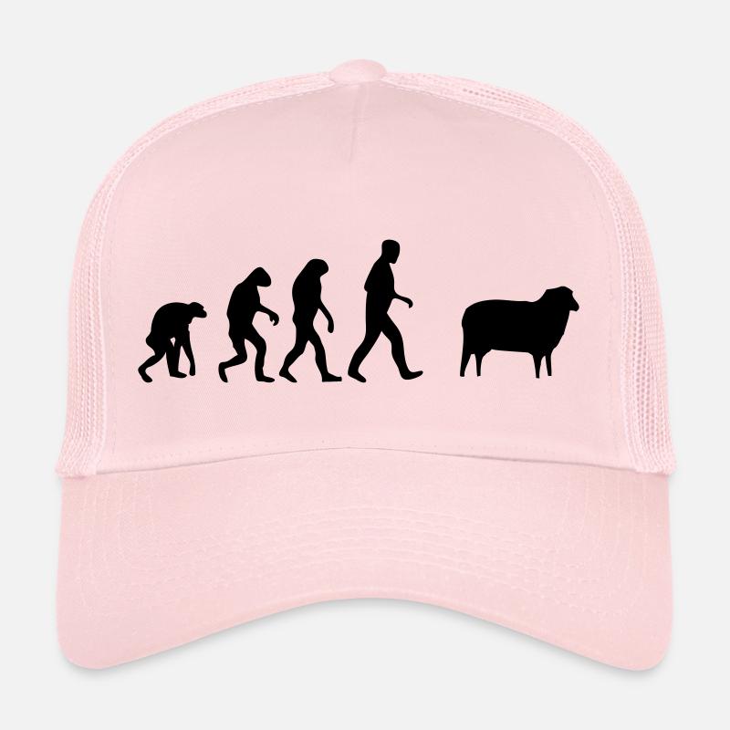 schaf evolution - Trucker Cap - Hellrosa