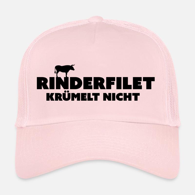 Rinderfilet krümelt nicht - Trucker Cap - Hellrosa