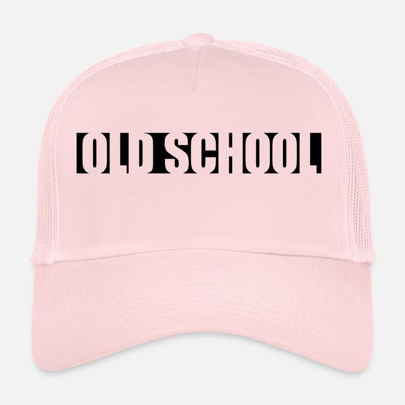 Texte Old School Casquette trucker 