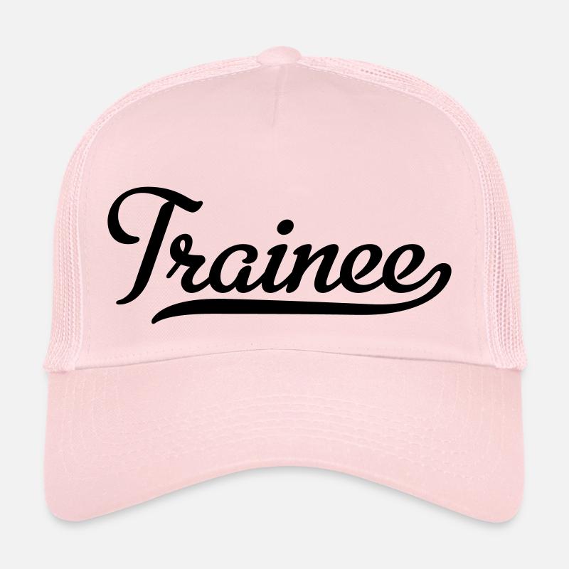 Stagiaire - Casquette trucker  - rose pâle