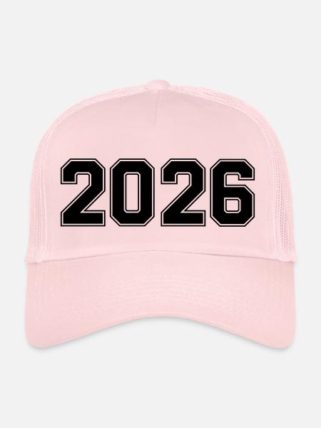2026 - Trucker Cap - pale pink - Front