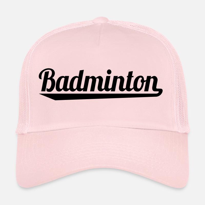 badminton - Trucker Cap - Hellrosa