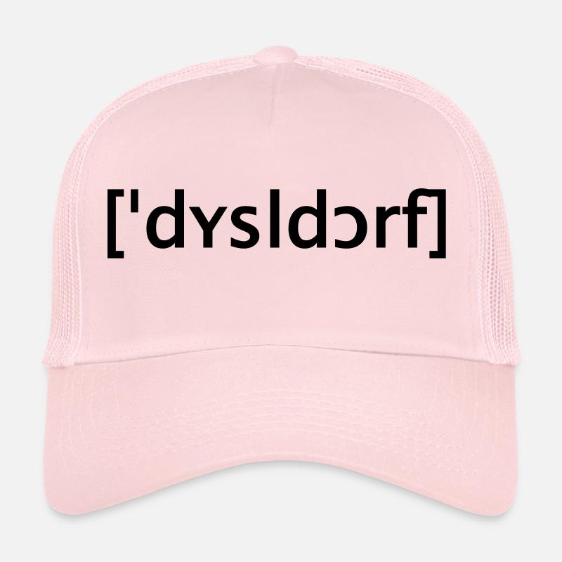 Dusseldorf loud writing Trucker Cap