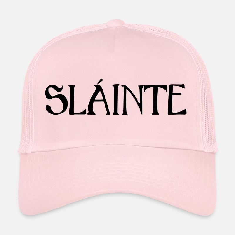 Slainte text de - Trucker Cap - Hellrosa