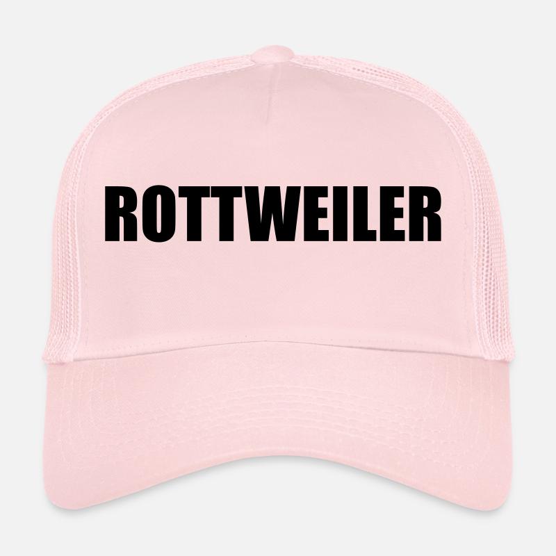 RottiMütze - Trucker Cap - Hellrosa