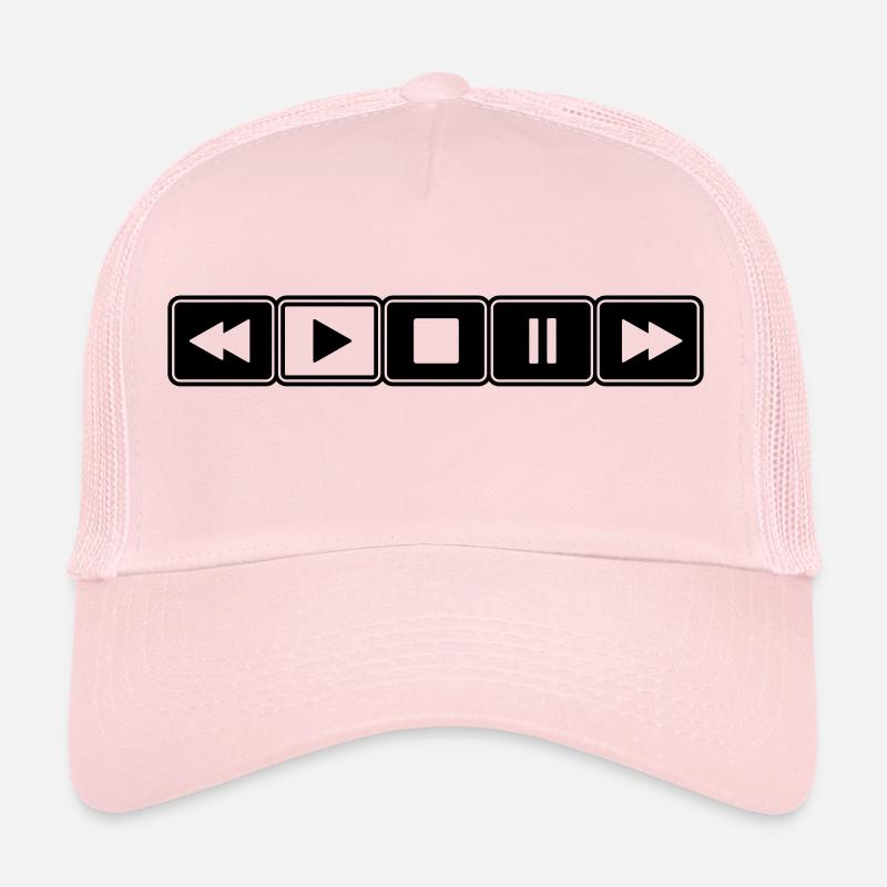 Music player - Trucker Cap - pale pink