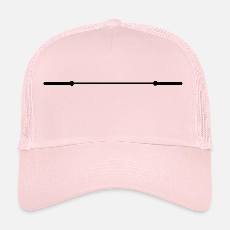 leere Langhantel - Trucker Cap - Hellrosa