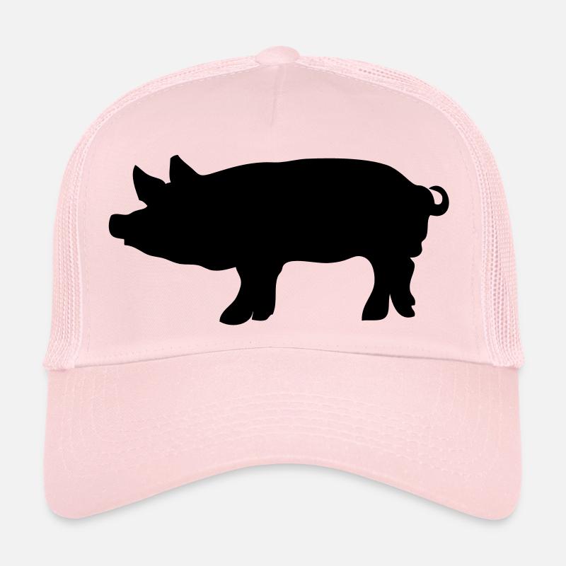 Schwein Schwein Schwein pork1 - Trucker Cap - Hellrosa