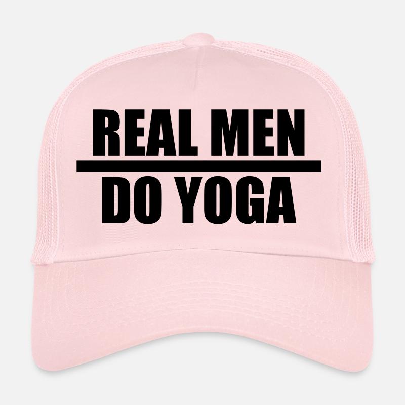 echte Männer machen Yoga Trucker Cap