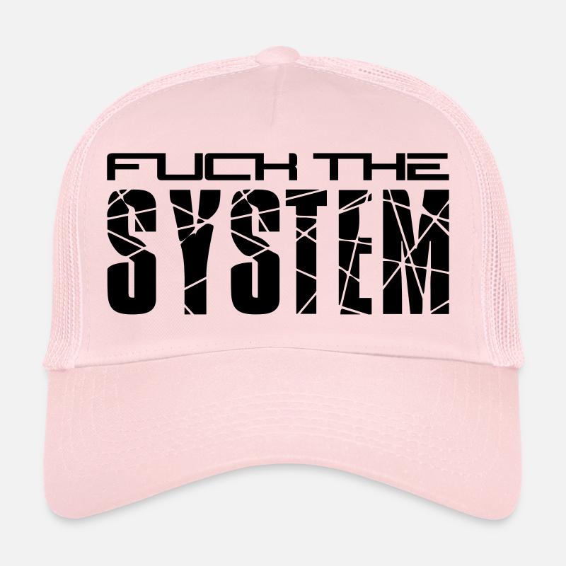 baiser le système de création de logo de texte en disant anarchie p Casquette trucker 