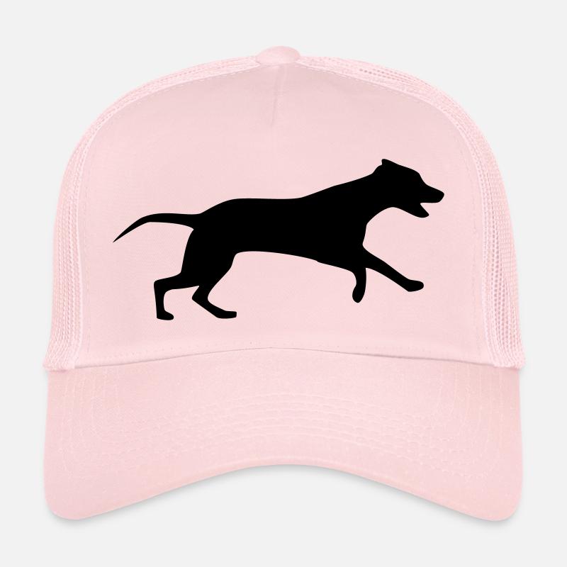 running hund Trucker Cap