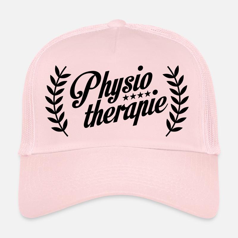 physiotherapie highschool tshirt - Trucker Cap - Hellrosa