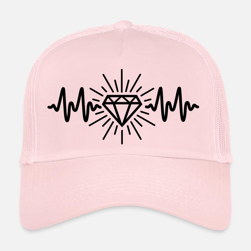Diamant - Trucker Cap - Hellrosa