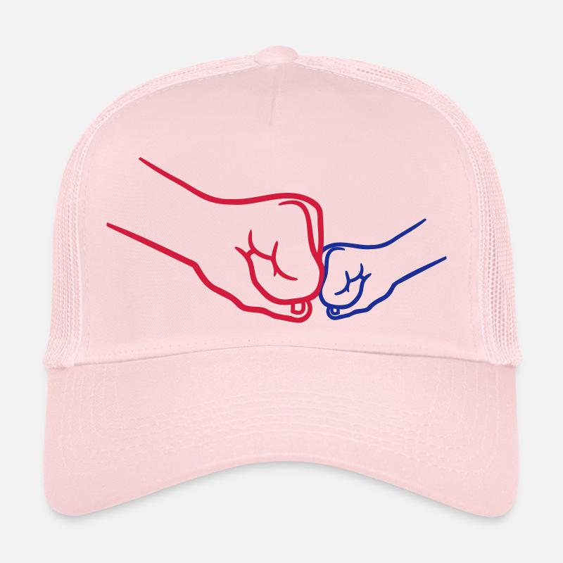 Kind 2 Fäuste - Trucker Cap - Hellrosa