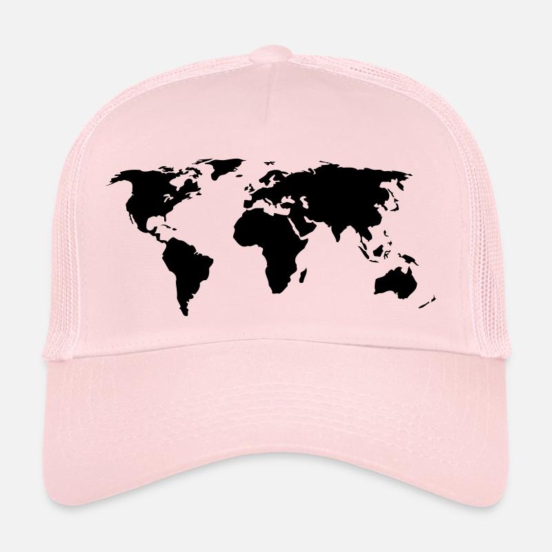 World Map Trucker Cap