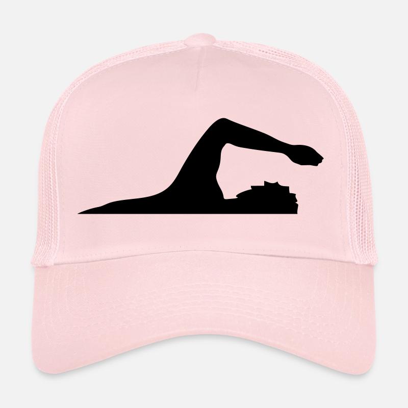 nager nageur club équipe eau crawl Casquette trucker 