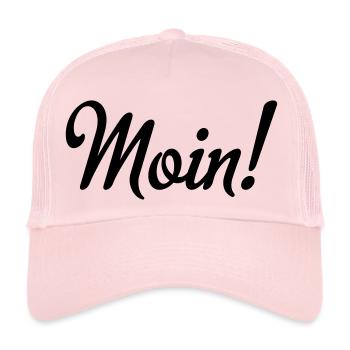 Moin! - Trucker Cap - Hellrosa - Vorne