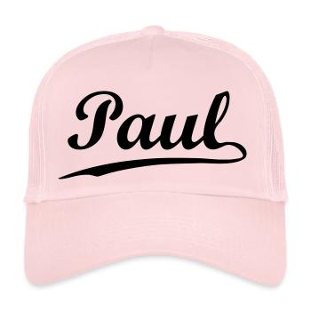 paul - Trucker Cap - Hellrosa - Vorne