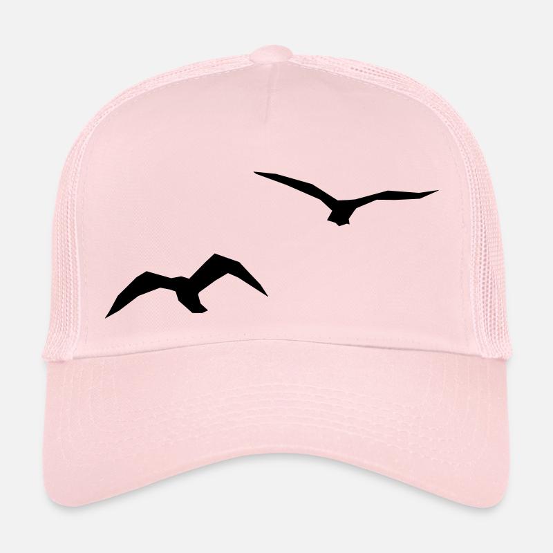 Vögel - Trucker Cap - Hellrosa