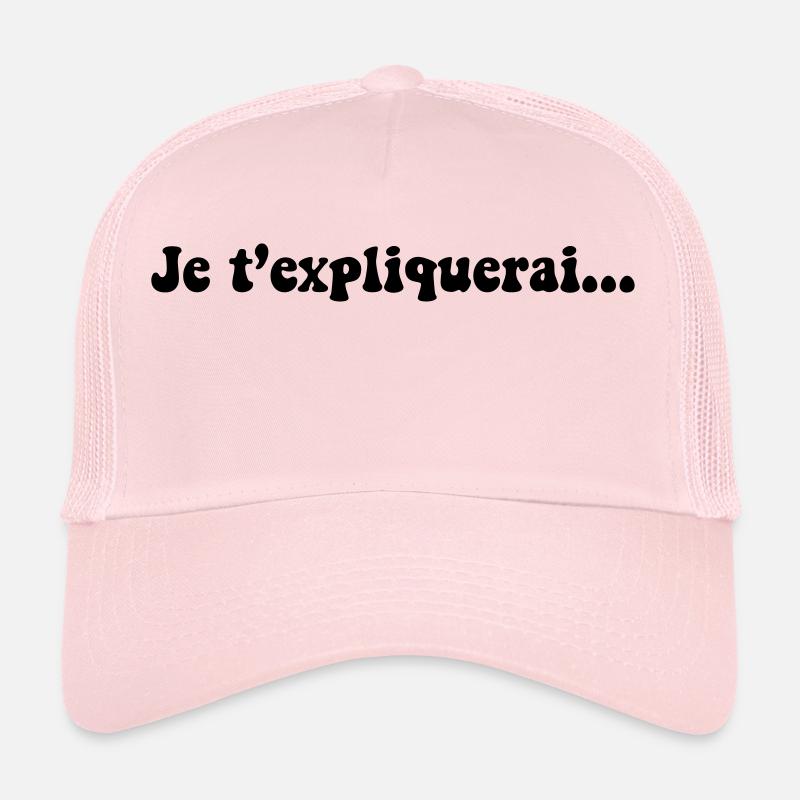 JE T EXPLIQUERAI Casquette trucker 