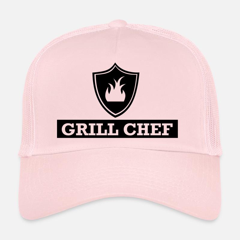 Grill,Grillen,BBQ,Koch,Chef,Fleisch,Sommer,Wurst, Trucker Cap