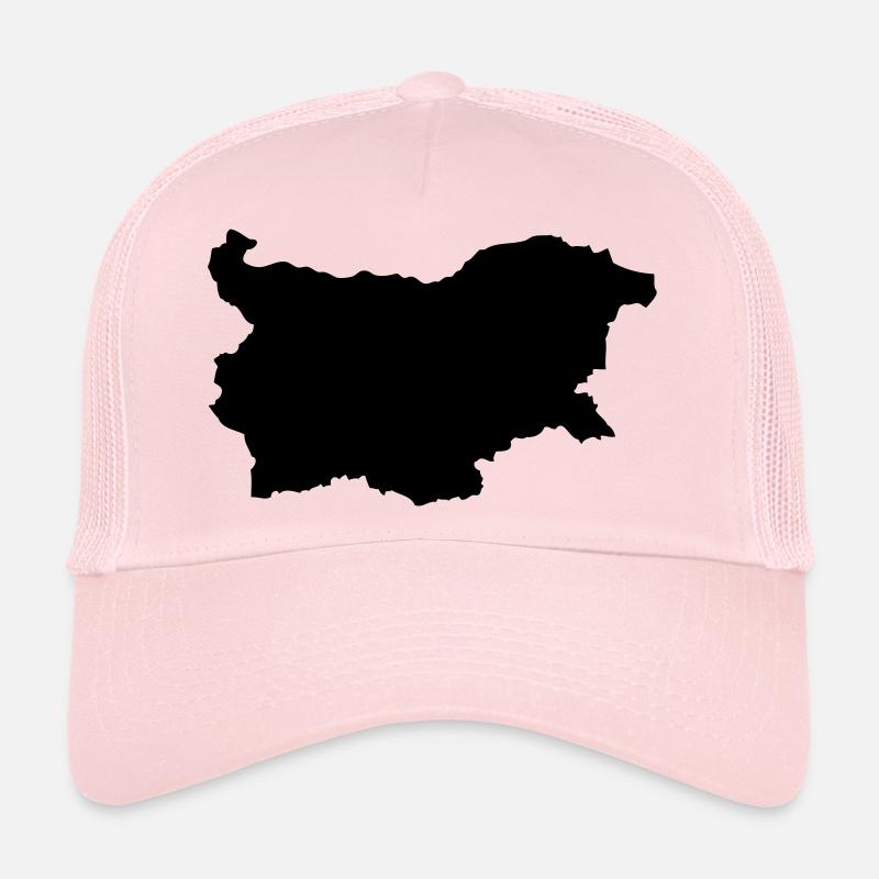 Carte de la Bulgarie Casquette trucker 