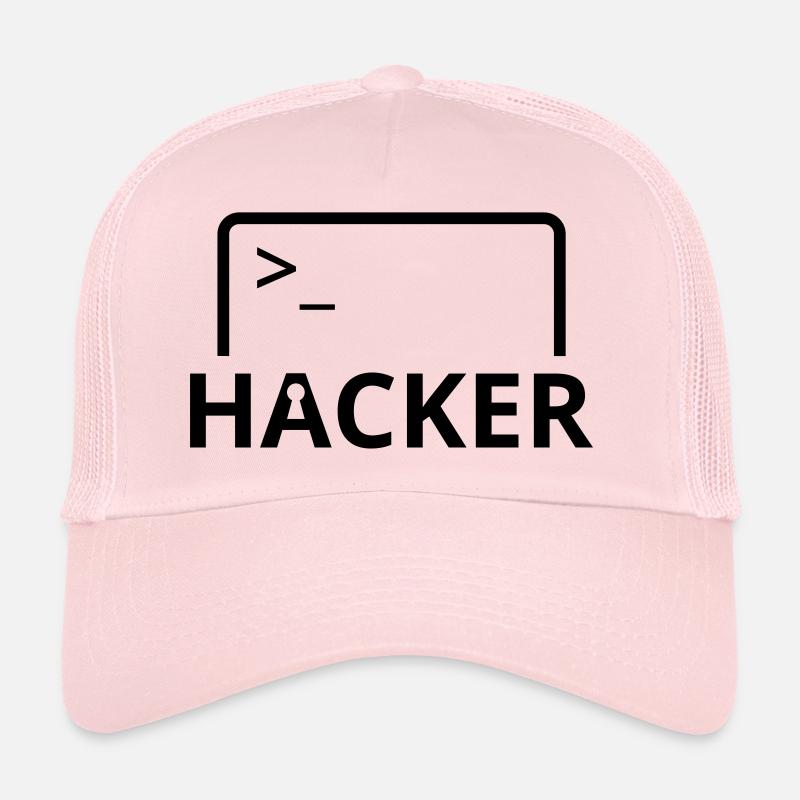 Hacker computer scientist computer programmer Trucker Cap