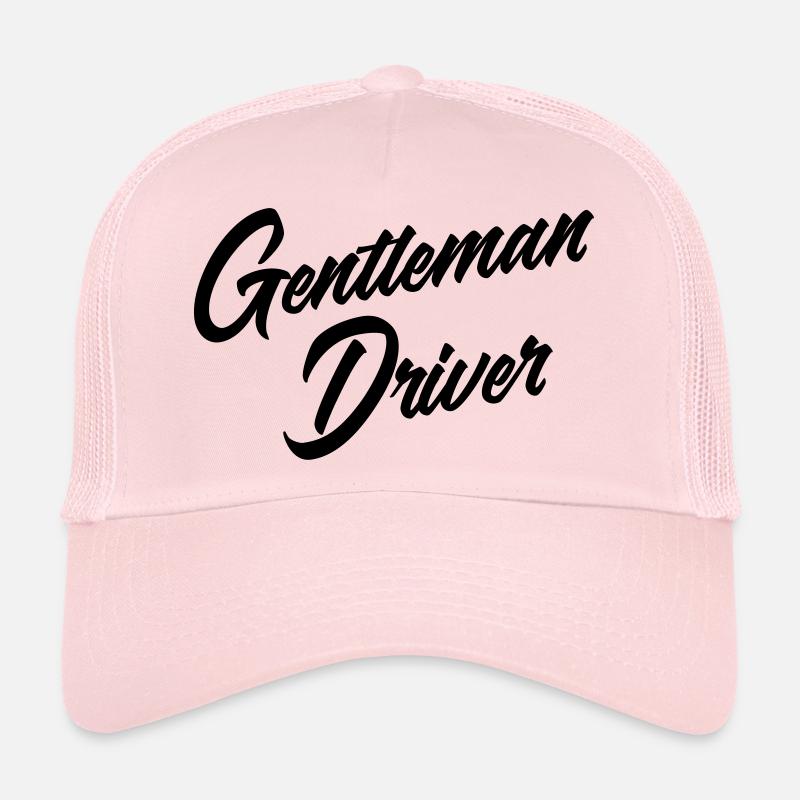 Gentleman Driver - Casquette trucker  - rose pâle