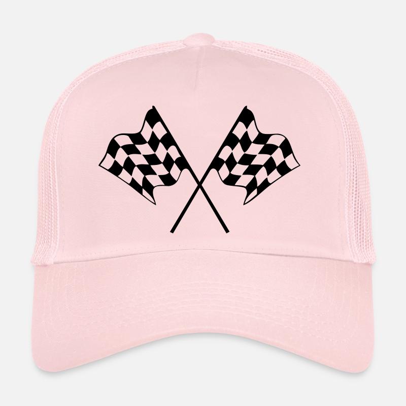 race flag Trucker Cap