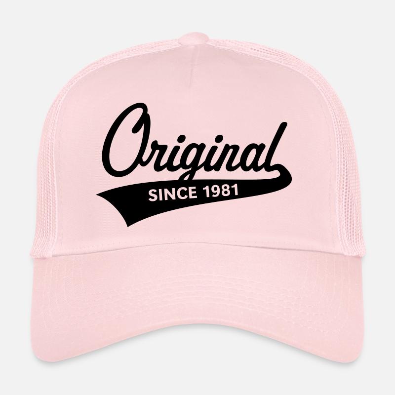 Original Since 1981 (Geburtsjahr, Geburtstag / B) Trucker Cap