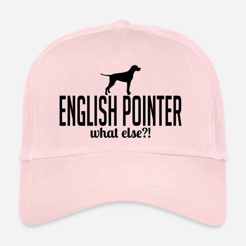 ENGLISH POINTER what else - Trucker Cap - pale pink