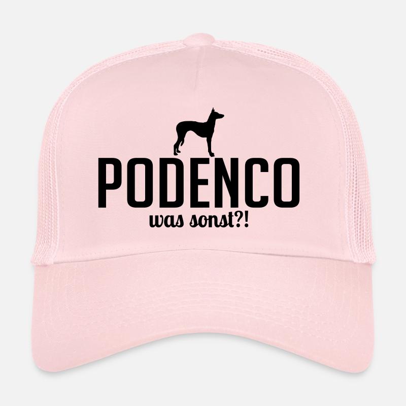 PODENCO was sonst - Trucker Cap - Hellrosa