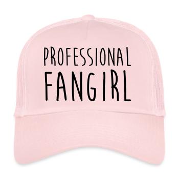 Professional Fangirl - Trucker Cap - pale pink - Front