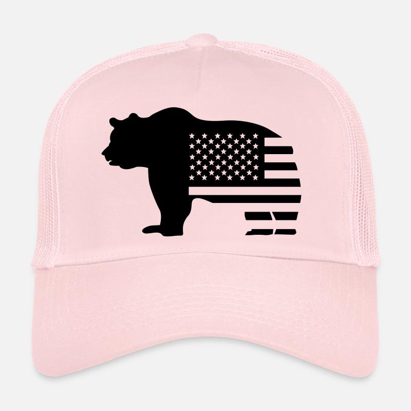 bear usa - Trucker Cap - pale pink
