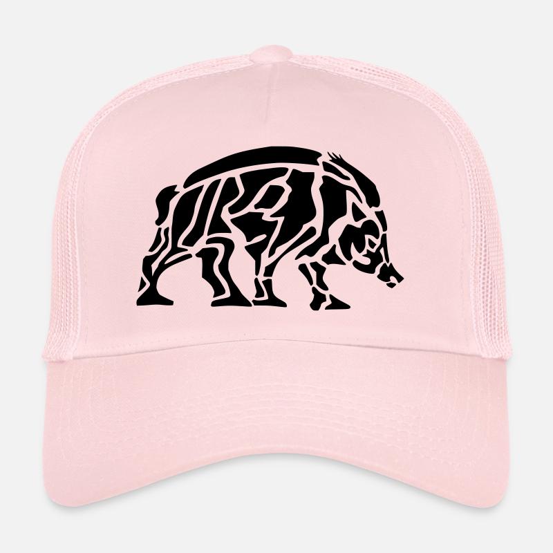 BoarSide - Trucker Cap - Hellrosa