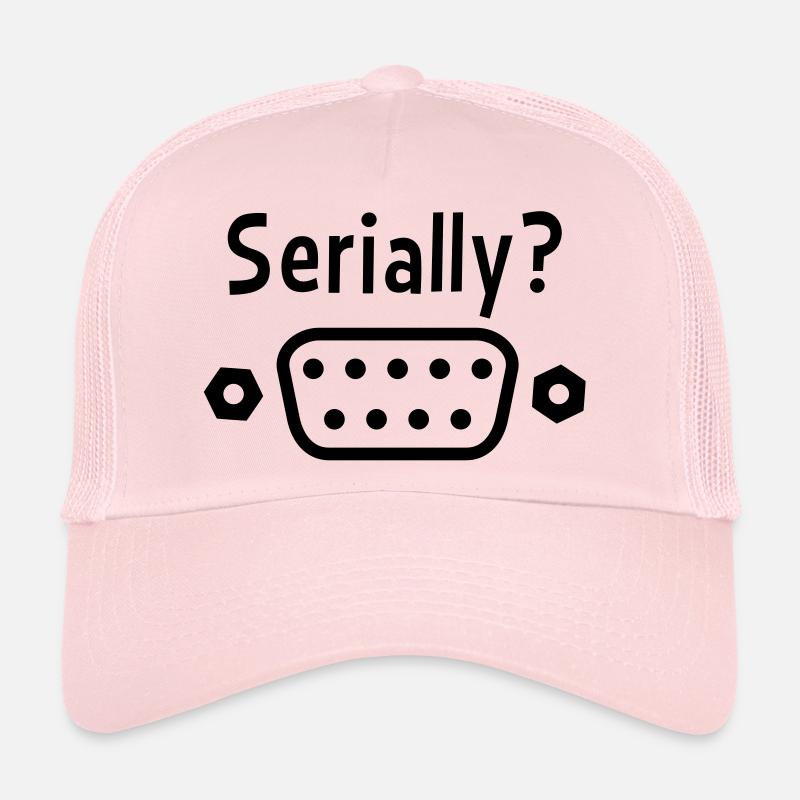 Serially? - Trucker Cap - pale pink
