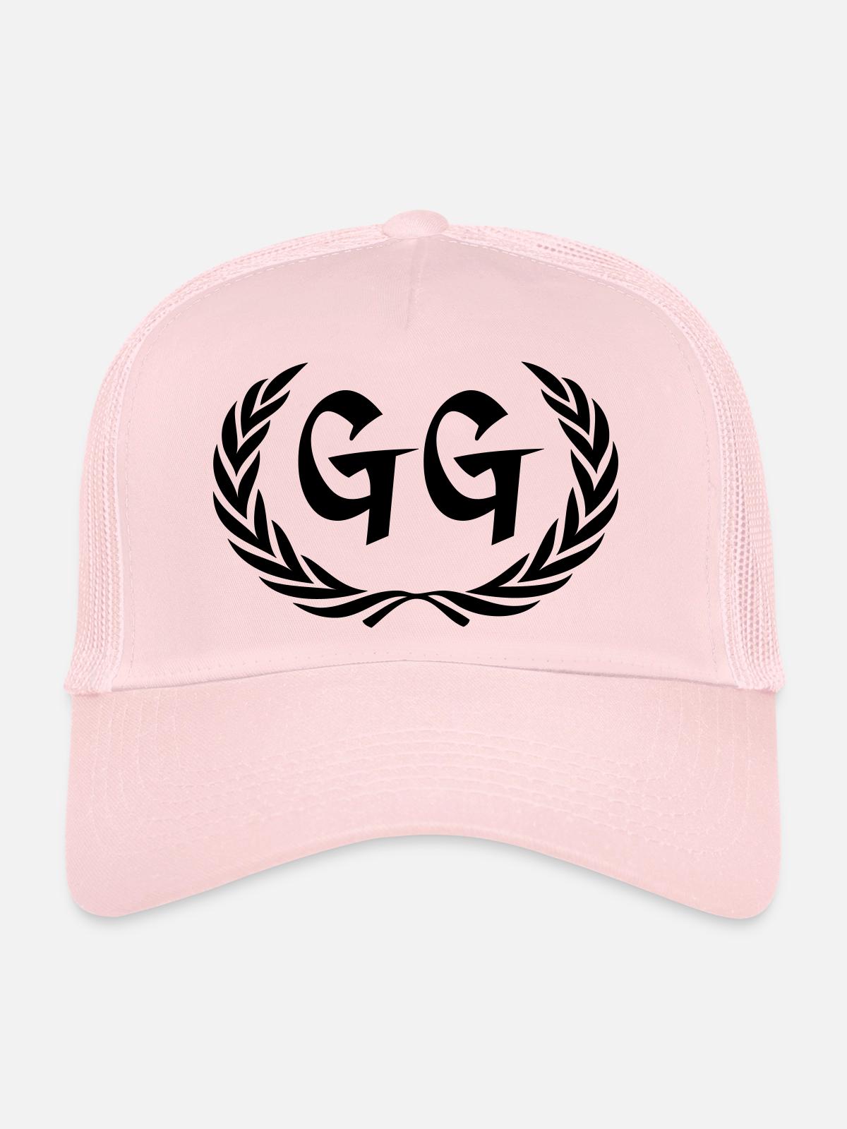 gg - Trucker Cap - pale pink - Front