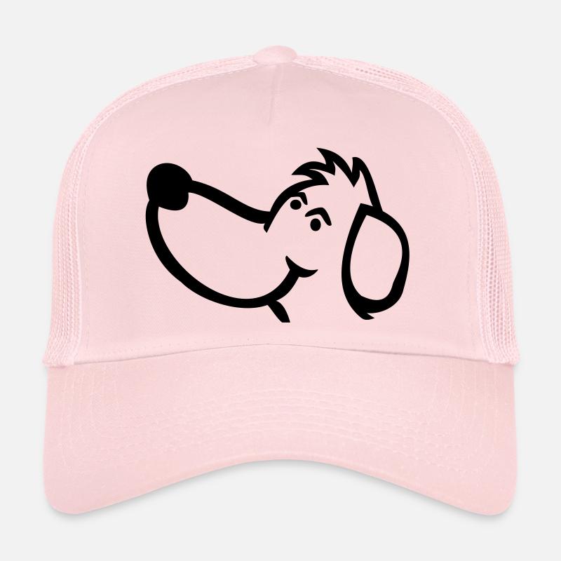Hund - Trucker Cap - Hellrosa