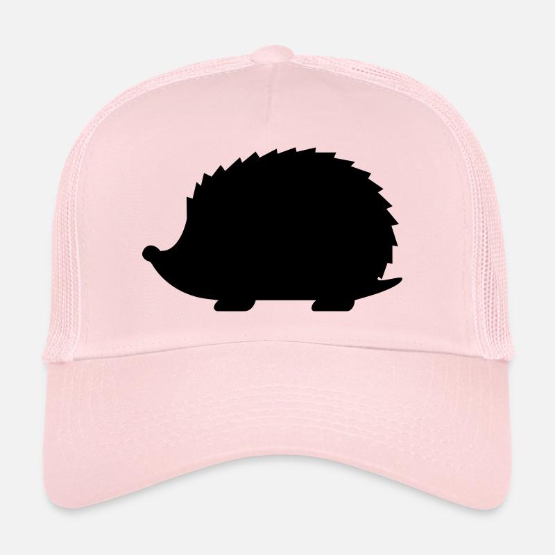 Hedgehog Silhouette animal idée cadeau petite Casquette trucker 