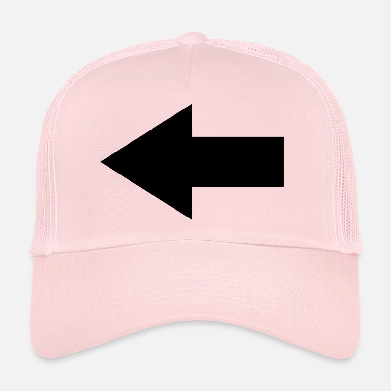 Flèche à gauche Casquette trucker 