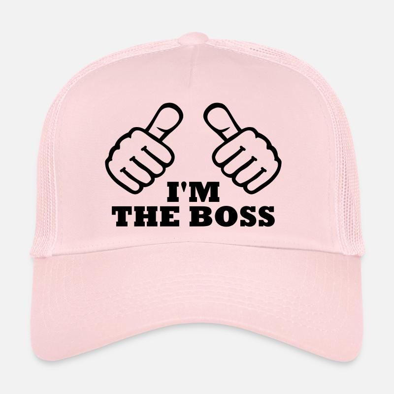 I'm the boss - Trucker Cap - Hellrosa