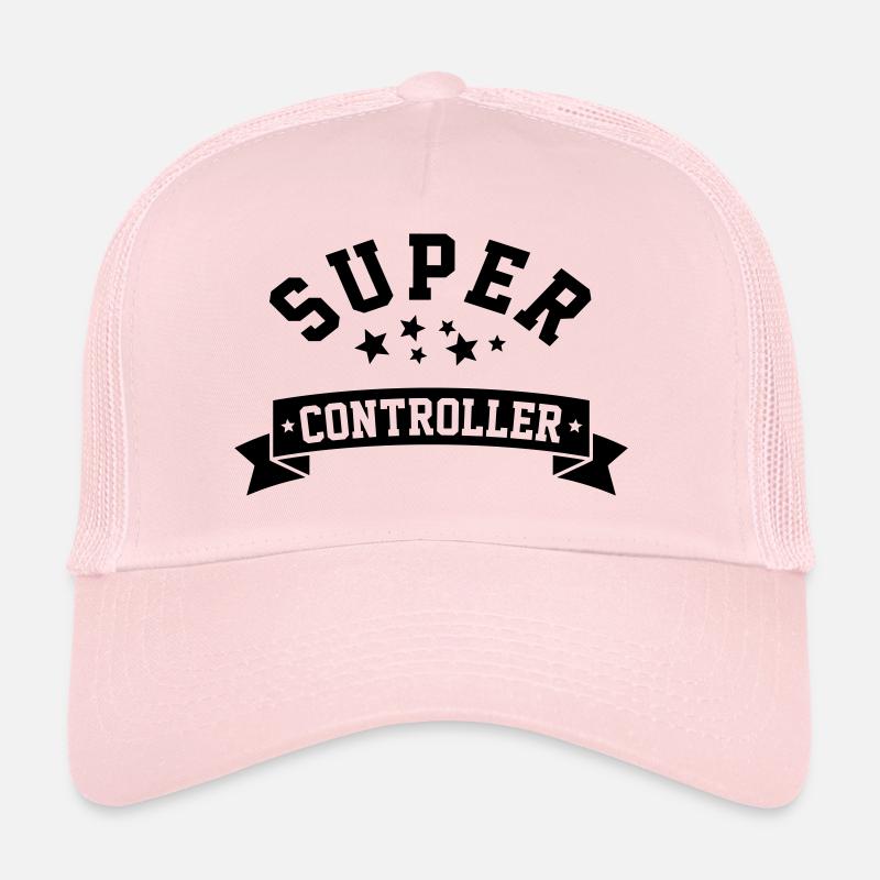 Super CONTROLLER, Controlling Finanzen Reporting - Trucker Cap - Hellrosa