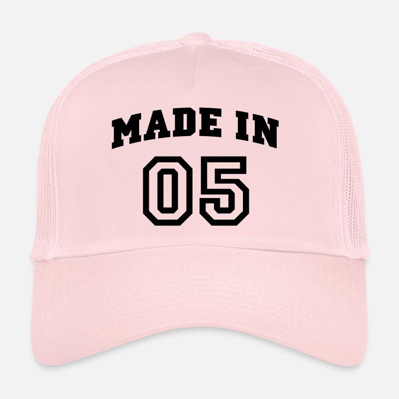 mp_madein05a - Trucker Cap - pale pink